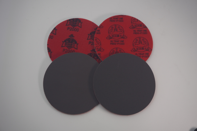 5-inch Brown Sponge Super Soft Self-adhesive Sandpaper